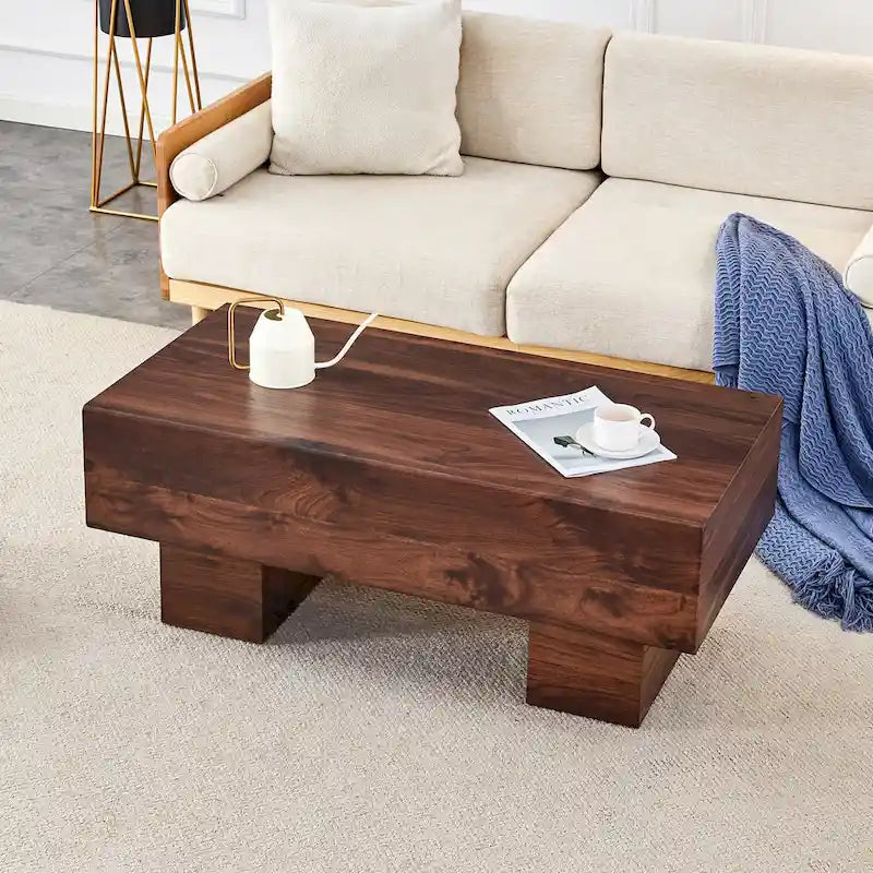 Modern Simple Texture Sticker MDF Coffee Table