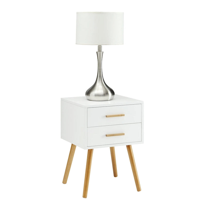 Two-drawer side table