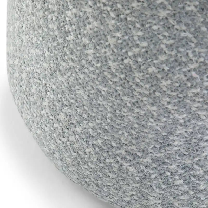 Pouf rotondo intrecciato a treccia
