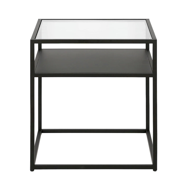 Side Table Blackened Bronze Finish