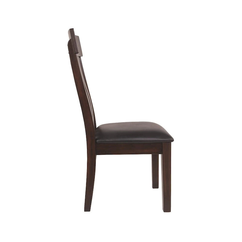 Sedia da sala da pranzo - set da 2 - marrone scuro