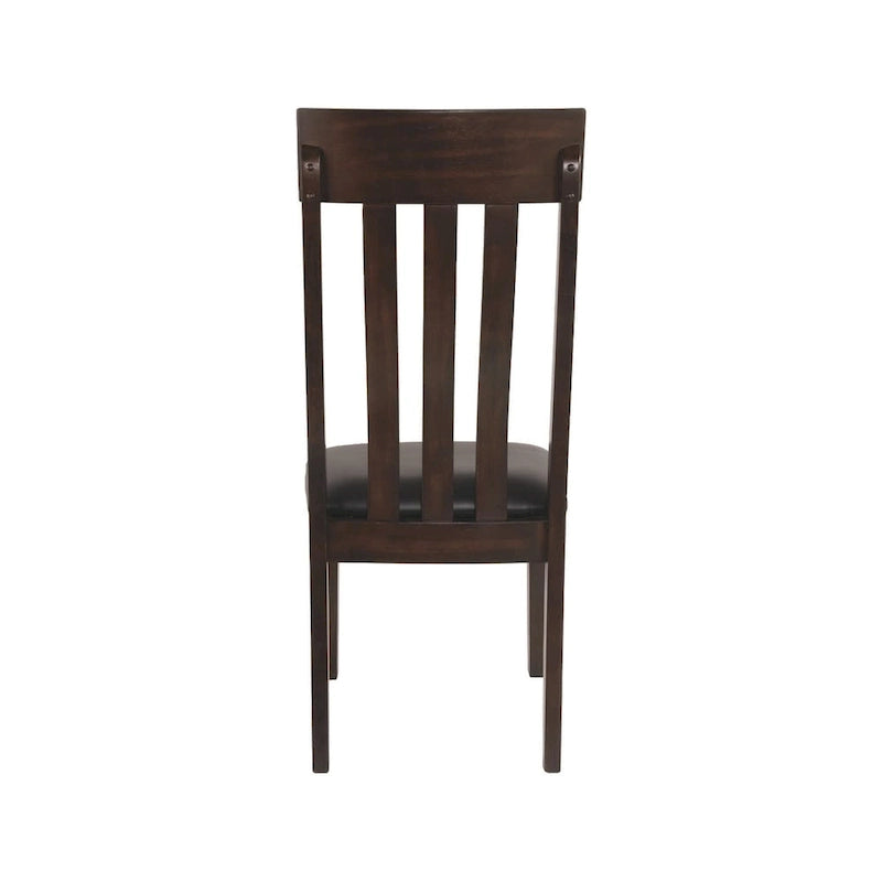 Sedia da sala da pranzo - set da 2 - marrone scuro