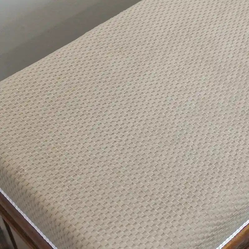Carved Wooden Storage Bench