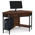 Wood Corner Writing/Computer Desk
