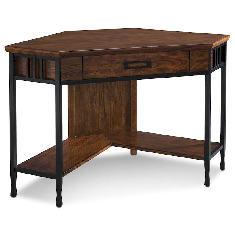 Wood Corner Writing/Computer Desk