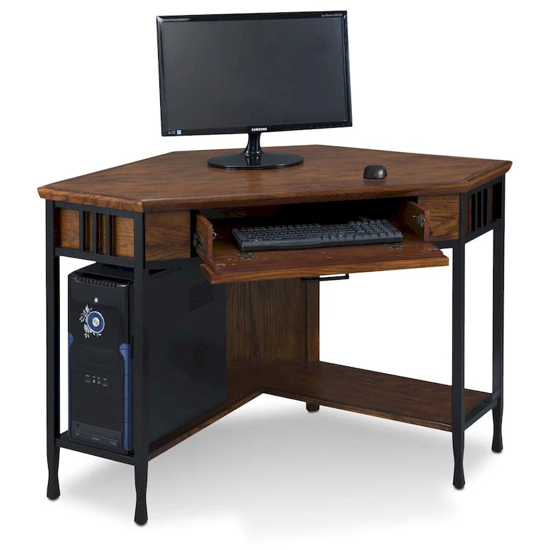 Wood Corner Writing/Computer Desk
