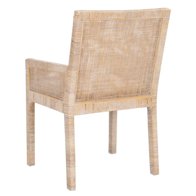 Poltrona da relax in stile costiero (con cuscino) - 22.8" W x 22.4" L x 34.6" H - 23" W x 22" D x 35" H
