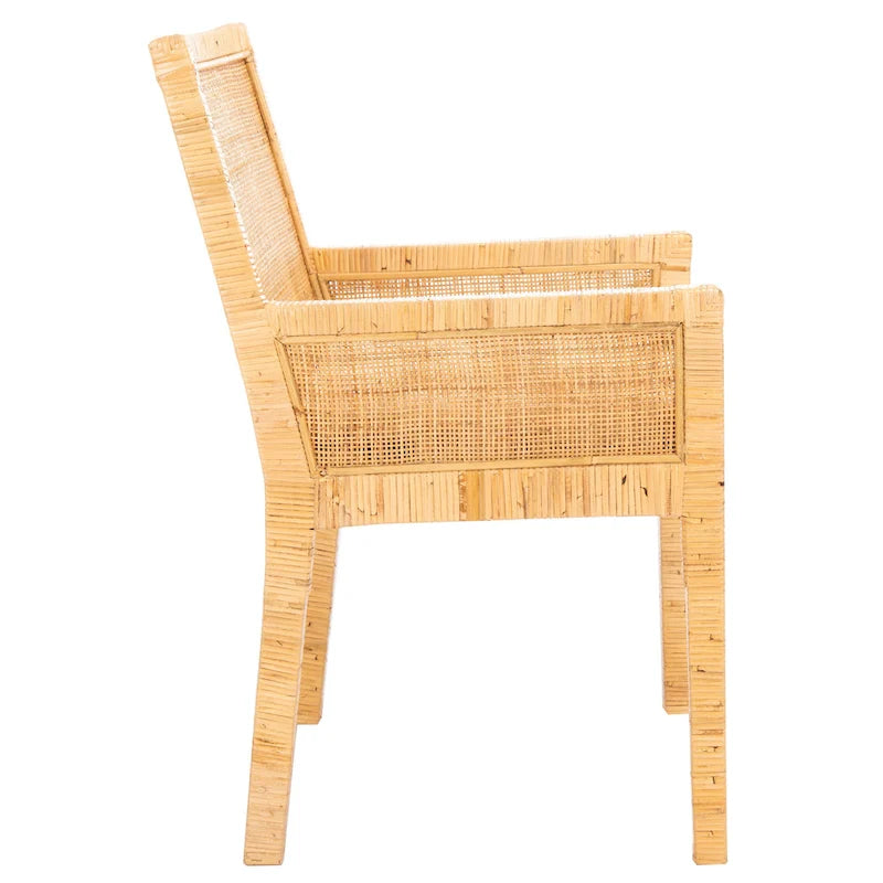 Poltrona da relax in stile costiero (con cuscino) - 22.8" W x 22.4" L x 34.6" H - 23" W x 22" D x 35" H