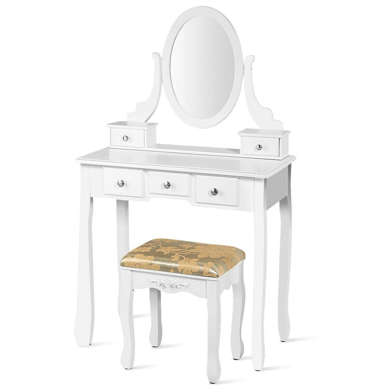 Vanity Table Dressing Table 5 Make Up Table Stool