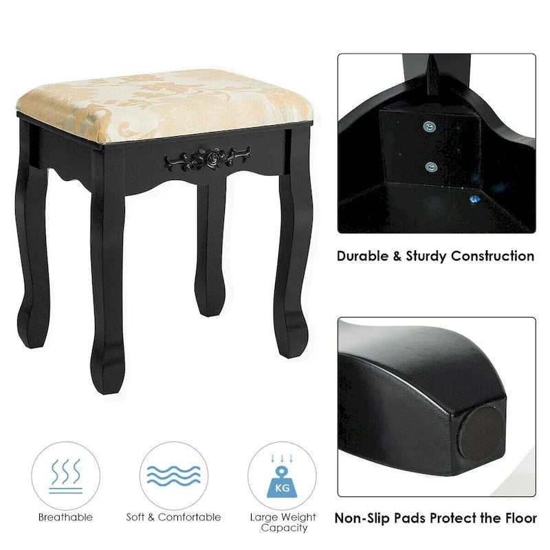 Vanity Table Dressing Table 5 Make Up Table Stool