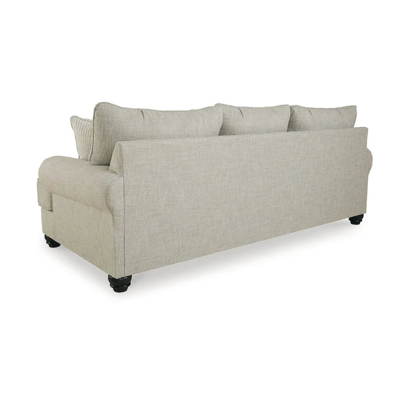 Beige sofa - 98" wide x 44" deep x 40" high