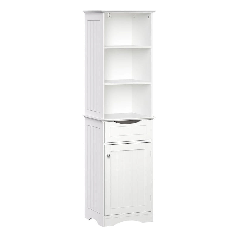 Tall Bathroom Storage Cabinet (with Drawers and Shelves)