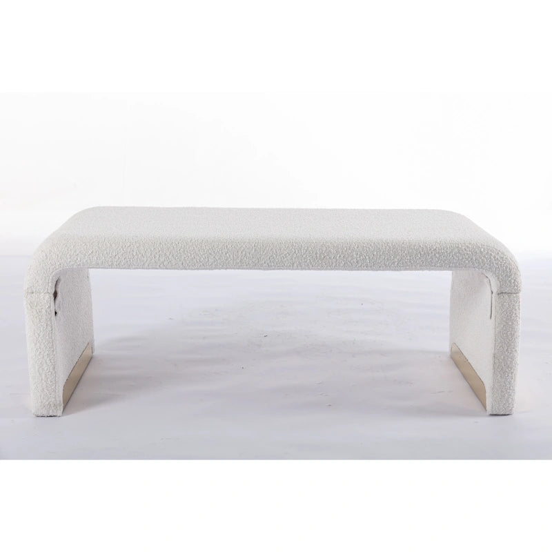 Bench With Gold Metal Legs